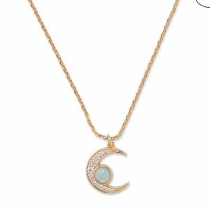 Moon and Circle necklace